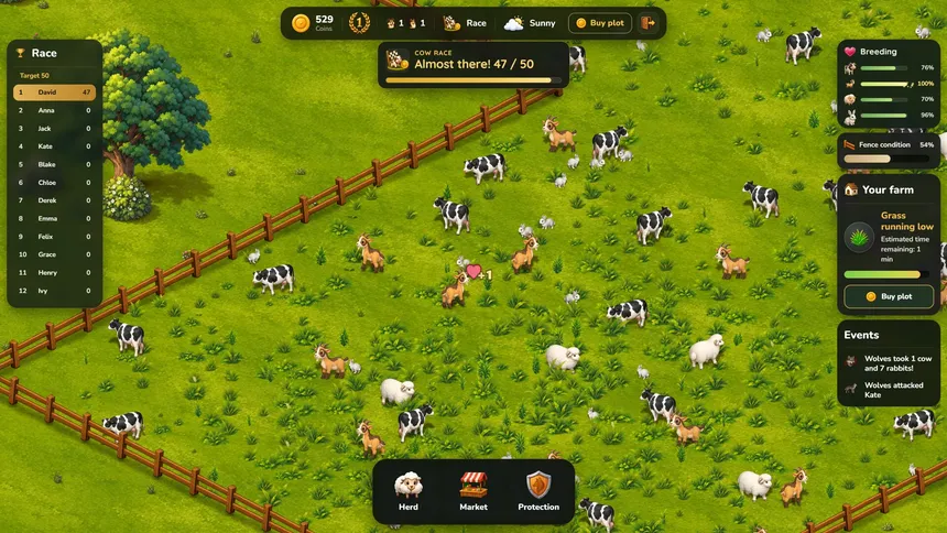 Скриншот 1 к игре Herd League
