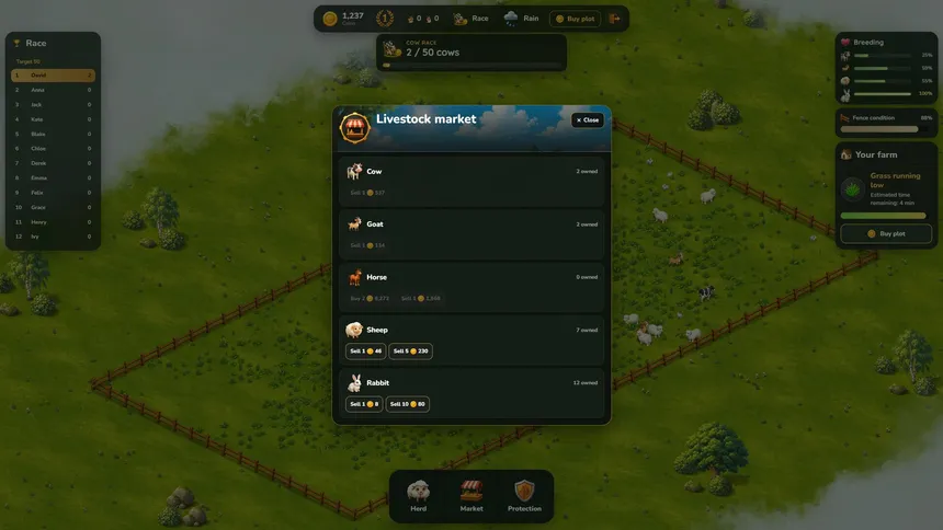 Скриншот 4 к игре Herd League