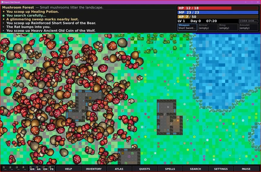 Скриншот 3 к игре Rogue’s Dark Descent