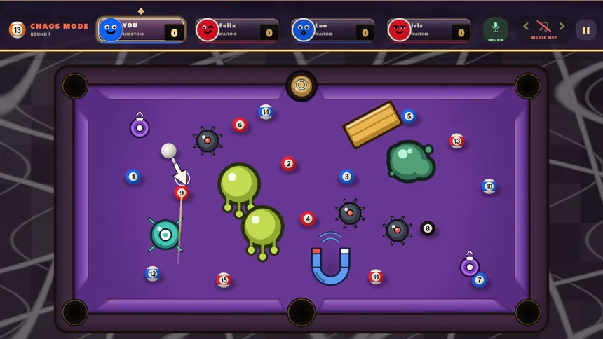 Скриншот 3 к игре Cue Chaos