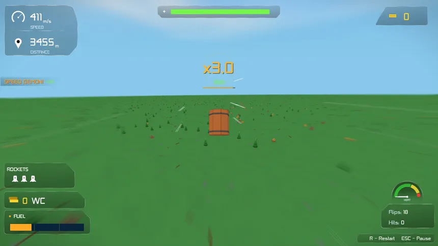 Скриншот 2 к игре Throw a Barrel Down a Hill
