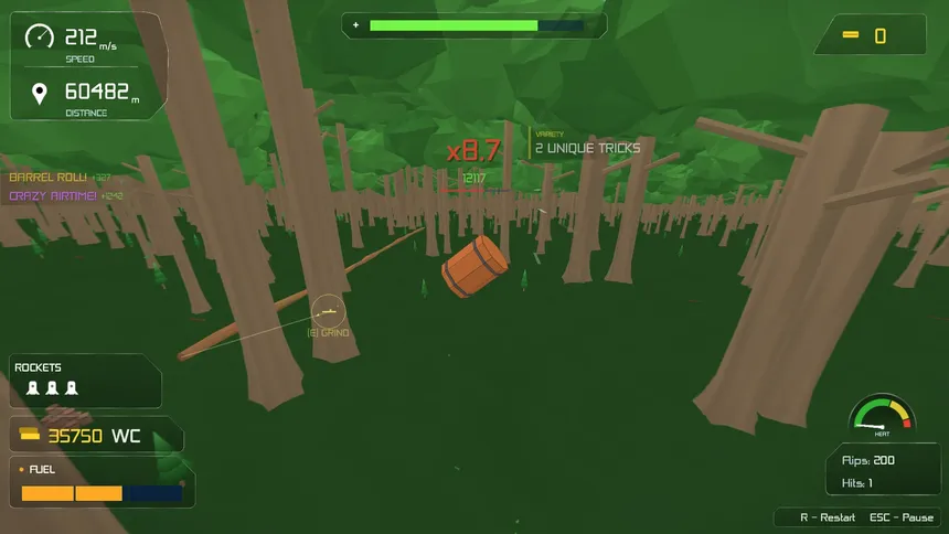 Скриншот 4 к игре Throw a Barrel Down a Hill