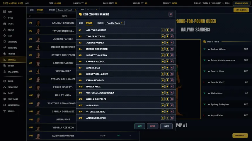 Скриншот 3 к игре MMA Sim King