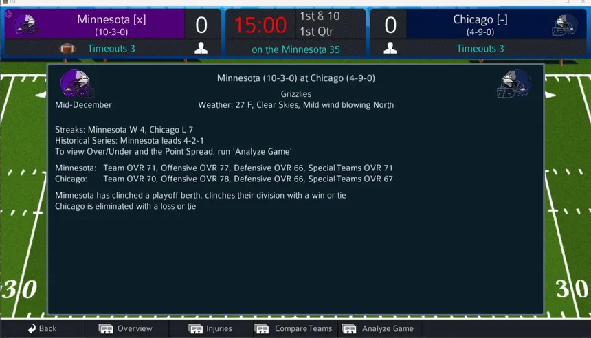 Скриншот 3 к игре Pro Strategy Football 2027