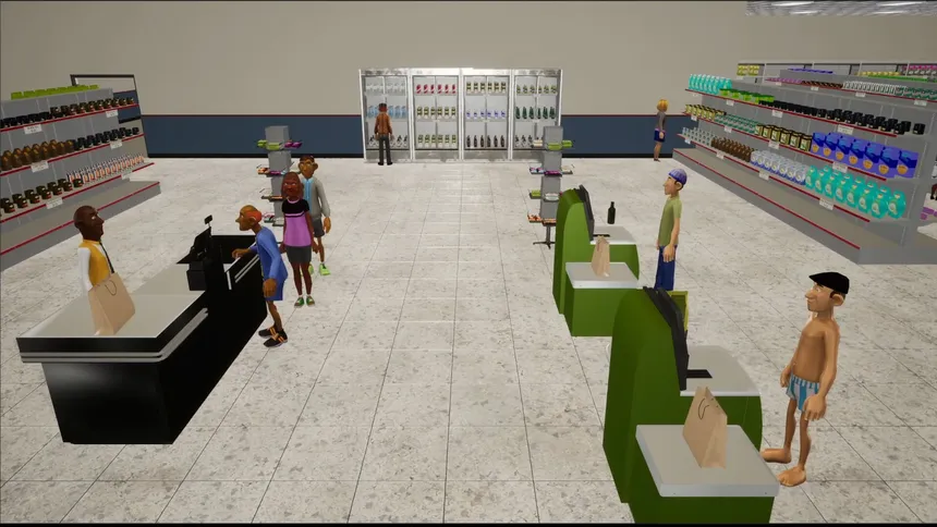 Скриншот 3 к игре Rude Supermarket Simulator