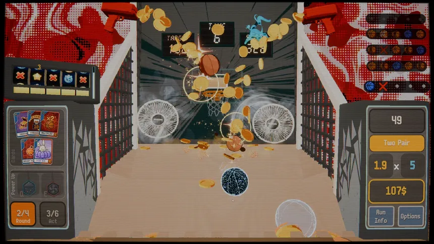 Скриншот 1 к игре BUNNYBALL: Arcade Basketball Roguelike
