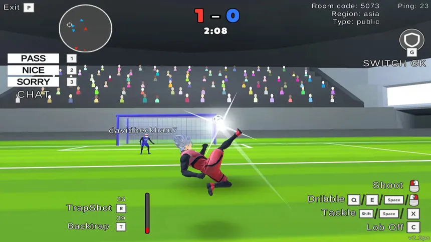 Скриншот 1 к игре Unmatched Ego 2 - Soccer Action
