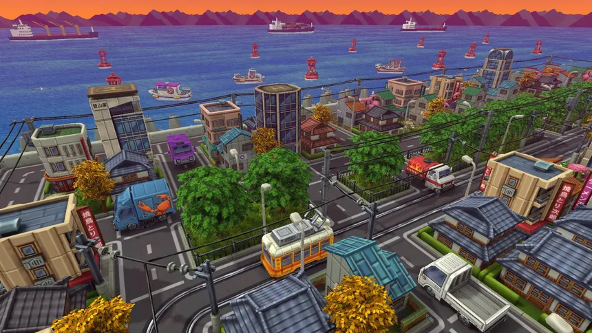 Скриншот 4 к игре Hakodate 1983: A City Pop Delivery Story