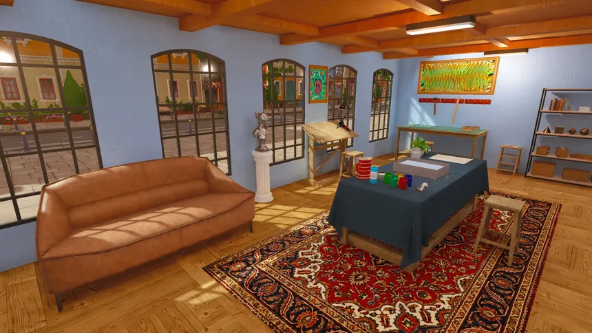 Скриншот 1 к игре Ebru Artist Simulator