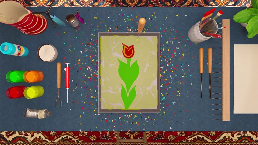 Скриншот 2 к игре Ebru Artist Simulator