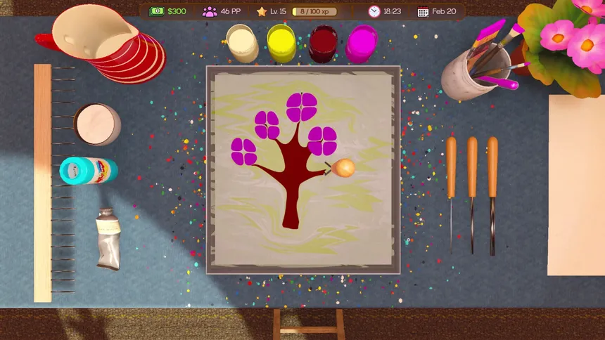 Скриншот 7 к игре Ebru Artist Simulator