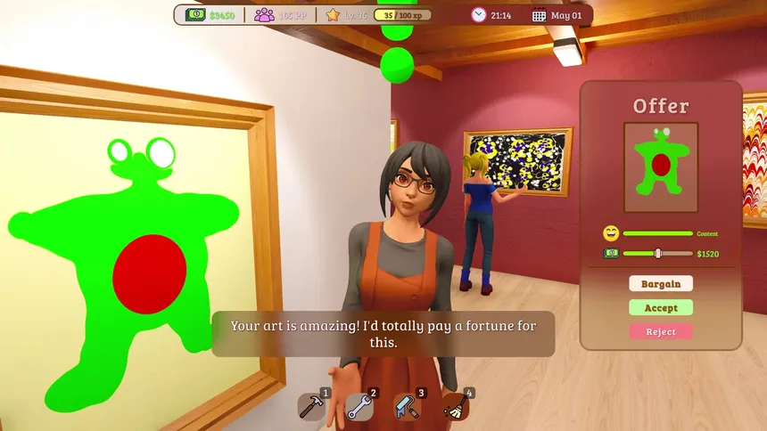 Скриншот 8 к игре Ebru Artist Simulator