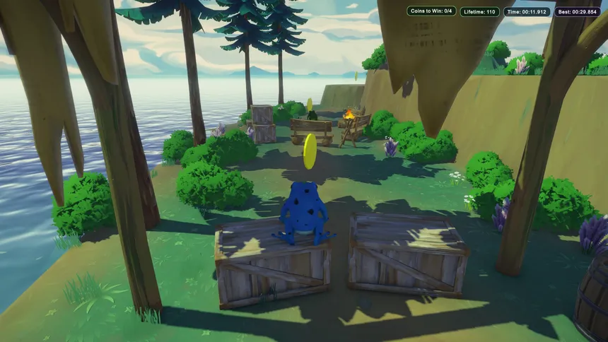 Скриншот 3 к игре Frog Frog Parkour