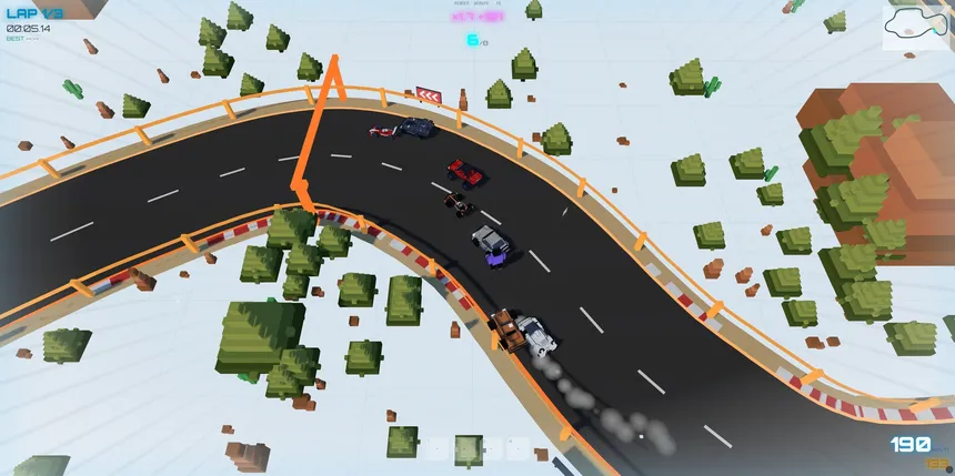 Скриншот 1 к игре VOXEL DRIFT RACER
