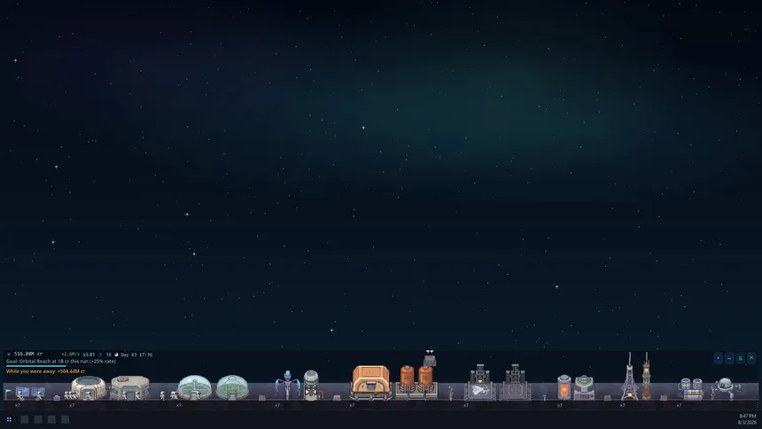 Скриншот 1 к игре Taskbar Colony