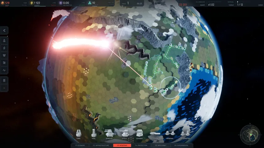 Скриншот 6 к игре Hexfall: Planetary Defense