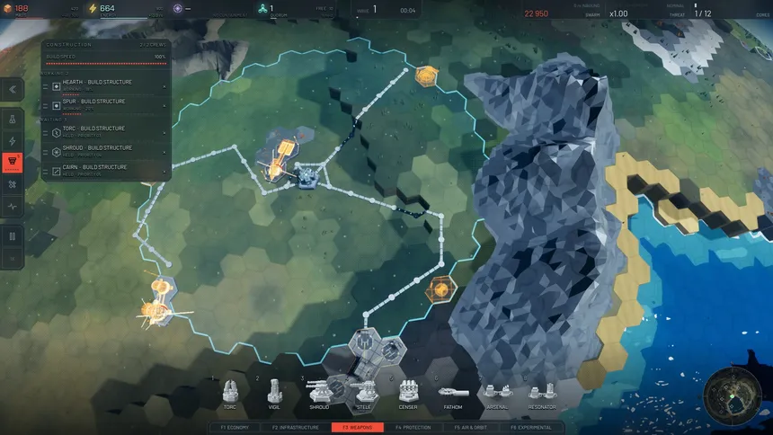 Скриншот 7 к игре Hexfall: Planetary Defense