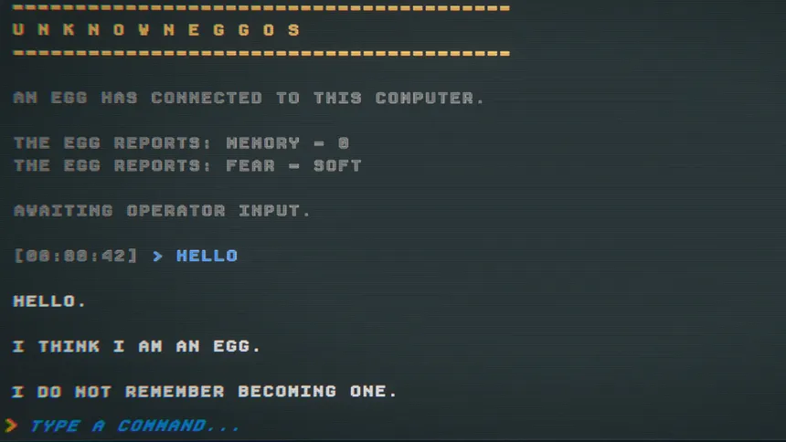 Скриншот 1 к игре UNKNOWN EGG