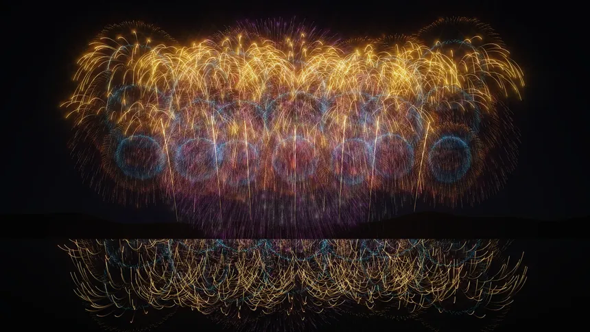 Скриншот 2 к игре BURST NOIR - Fireworks Simulator