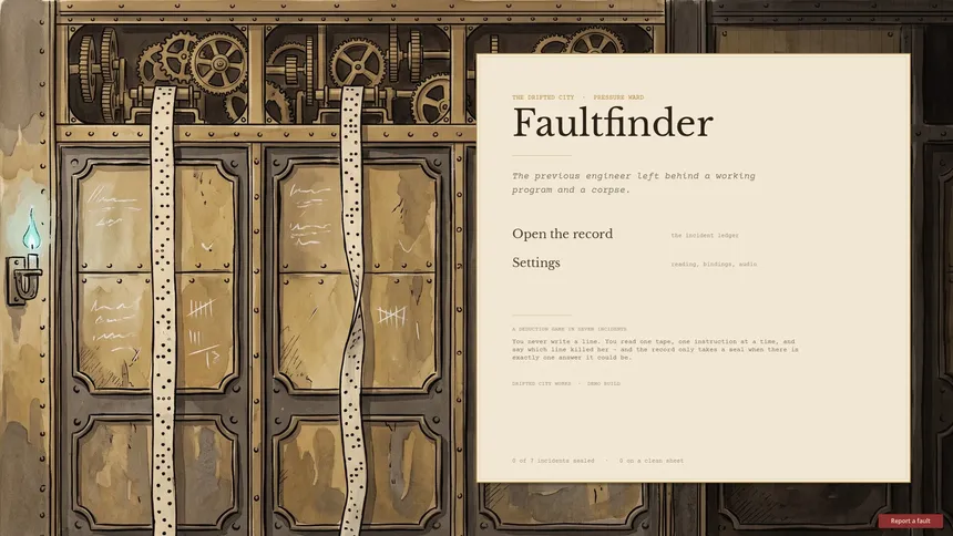 Скриншот 2 к игре Faultfinder