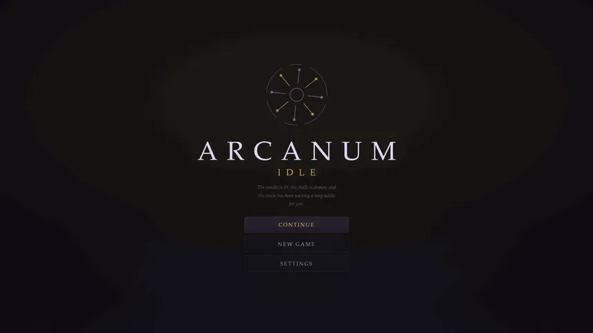 Скриншот 1 к игре Arcanum Idle