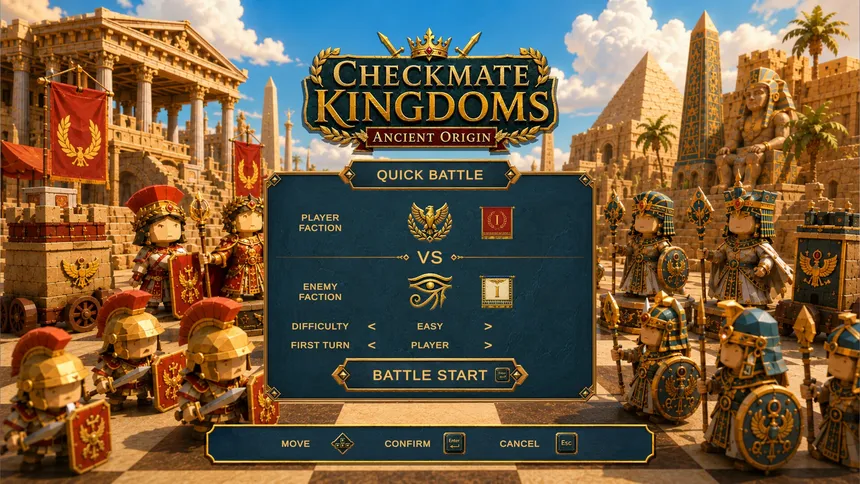 Скриншот 1 к игре Checkmate Kingdoms: Ancient Origin