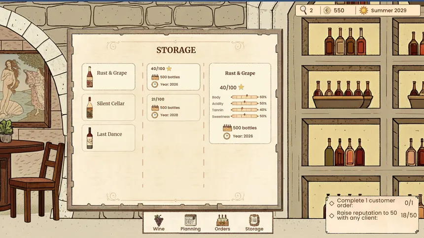 Скриншот 6 к игре The Winery - Winemaking Simulator