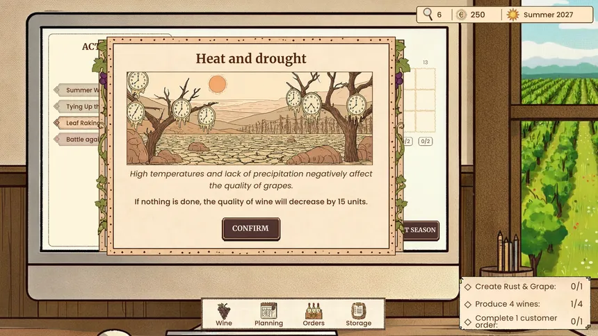 Скриншот 7 к игре The Winery - Winemaking Simulator