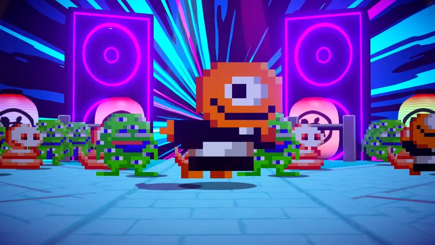 Скриншот 7 к игре Ninja JaJaMaru: Yokai Night Parade