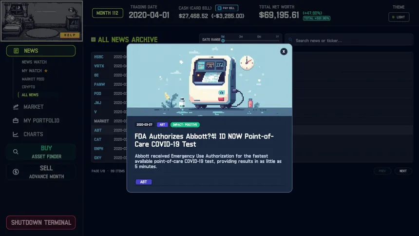 Скриншот 6 к игре Money Makes Money: Historical Market Simulator