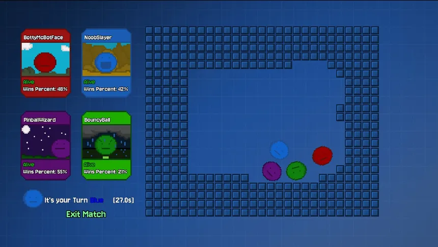 Скриншот 3 к игре Bouncy Ball Battle