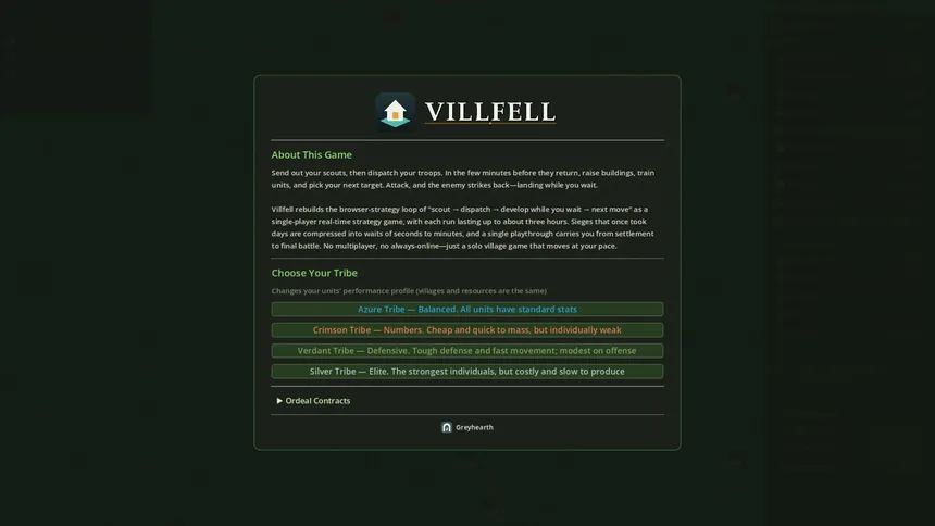Скриншот 1 к игре Villfell