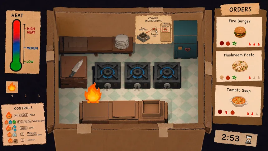 Скриншот 4 к игре Flame, Cats & Kitchen