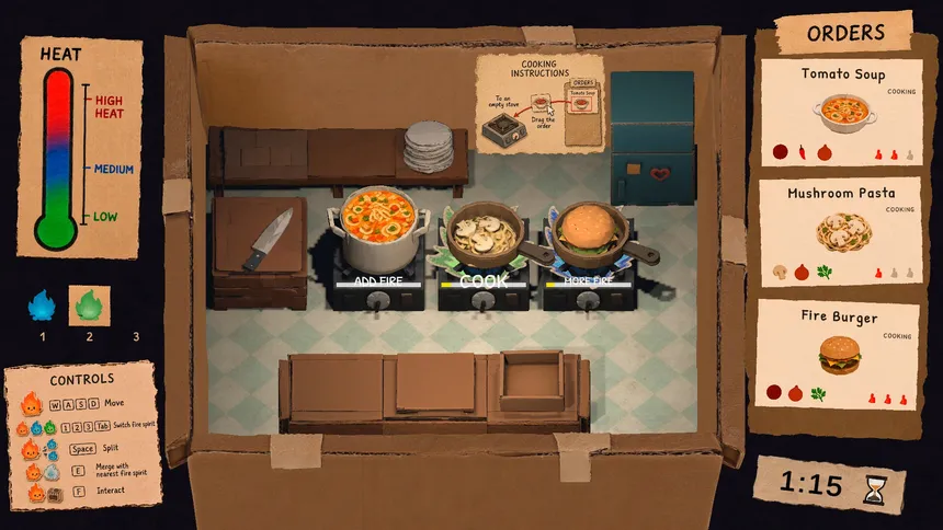 Скриншот 6 к игре Flame, Cats & Kitchen