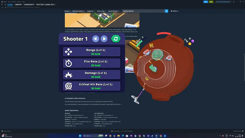 Скриншот 6 к игре Moon Swarm
