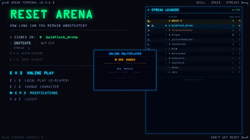 Скриншот 2 к игре RESET ARENA