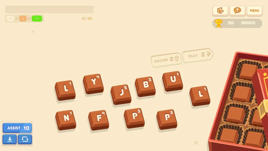 Скриншот 1 к игре Chocoletters