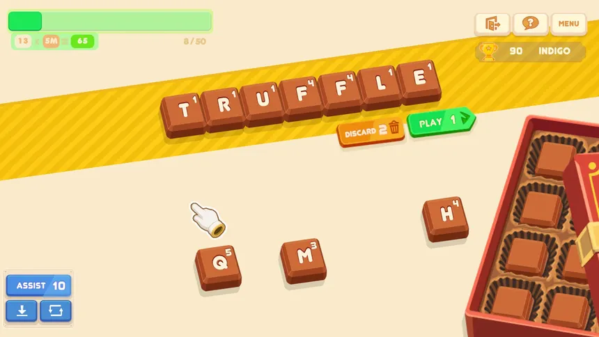 Скриншот 2 к игре Chocoletters