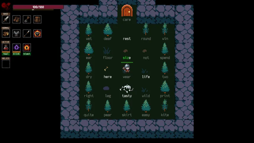 Скриншот 1 к игре Dungeon Typist