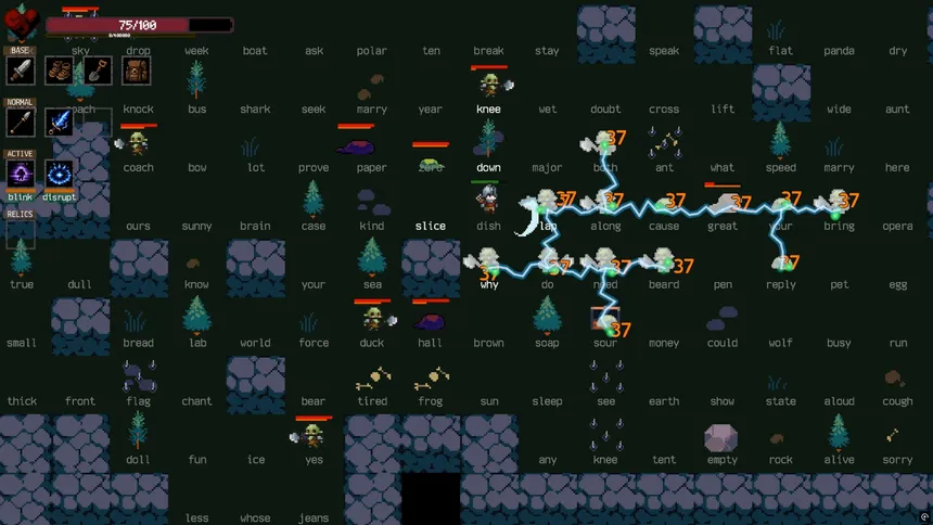 Скриншот 2 к игре Dungeon Typist