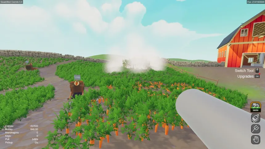 Скриншот 3 к игре Quadrillion Carrots