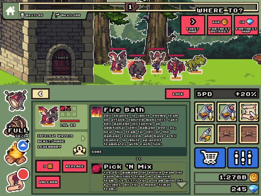 Скриншот 2 к игре Idle Monster Frontier