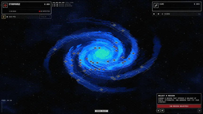 Скриншот 1 к игре STARPHAGE: Galactic Plague Simulator