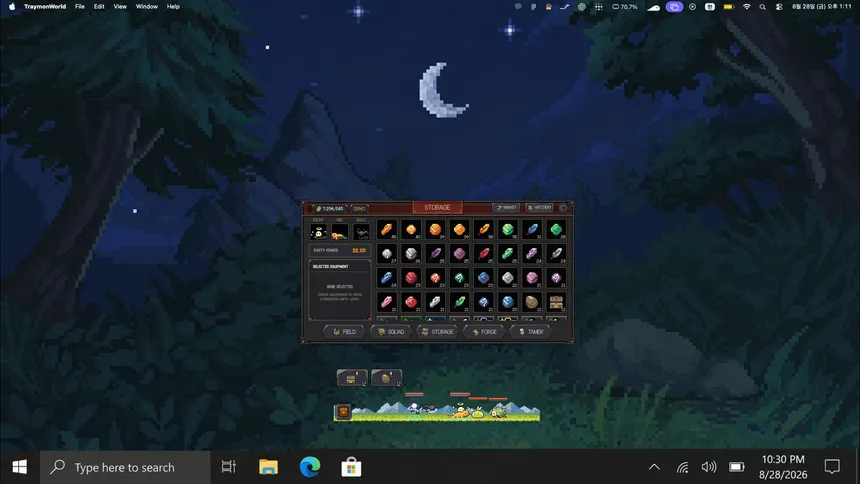 Скриншот 4 к игре Traymon World: Taskbar Monster RPG