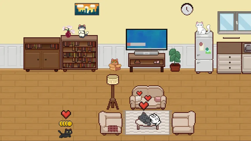 Скриншот 4 к игре Cats Must Be Petted! - An Incremental Game About Petting Cats