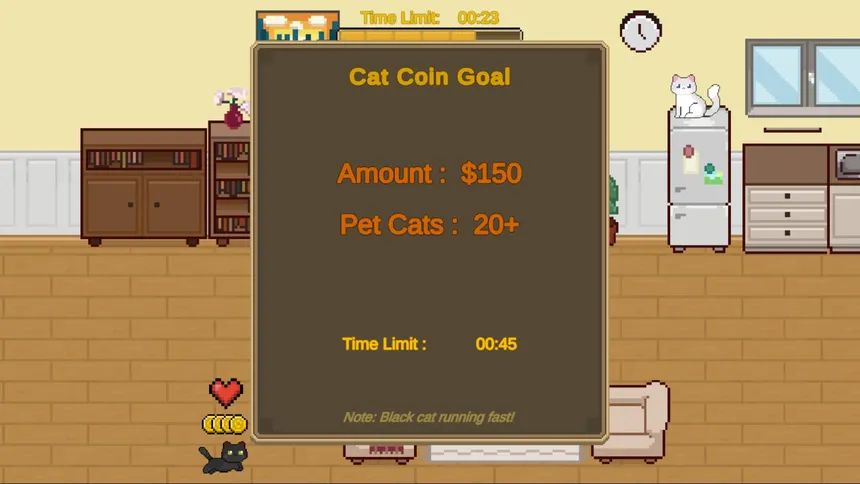 Скриншот 5 к игре Cats Must Be Petted! - An Incremental Game About Petting Cats