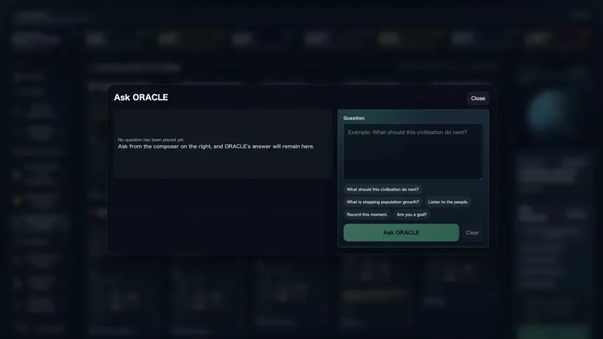 Скриншот 3 к игре ORACLE: Humanity, Automated