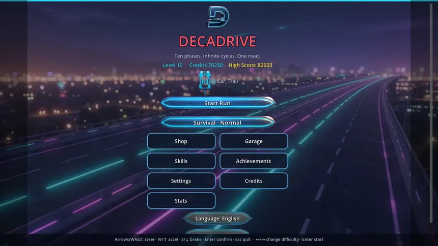 Скриншот 1 к игре Decadrive