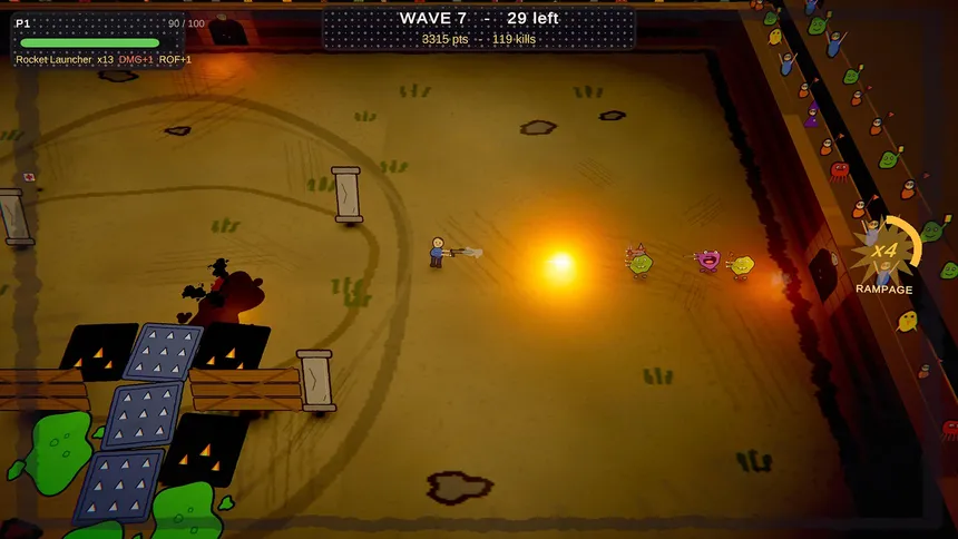Скриншот 1 к игре Drawmi: Twin Stick