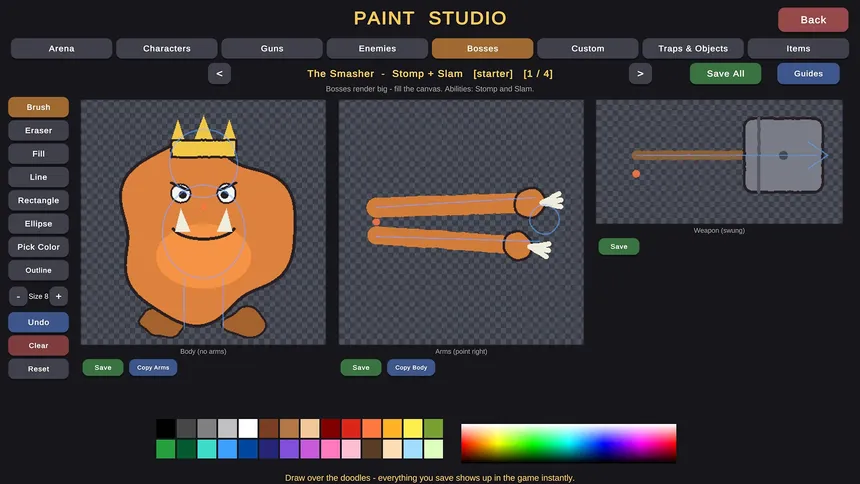 Скриншот 2 к игре Drawmi: Twin Stick